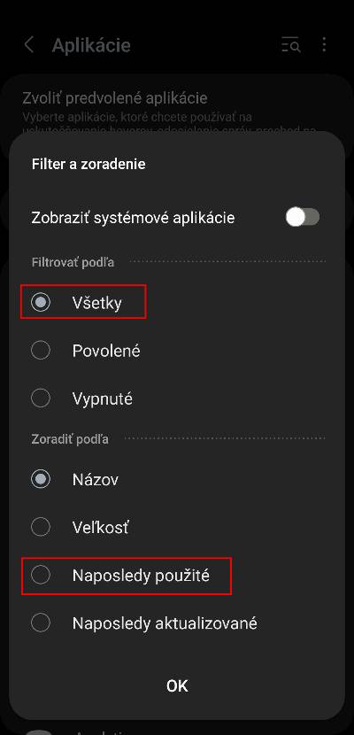 Spravca aplikacii filter_2