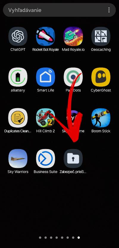 ako aktivovat tajny priecinok v Samsung smartfone navod_5
