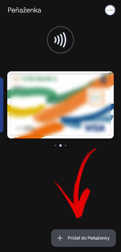 ako platit mobilom pridanie karty do aplikacie penazenka navod_1
