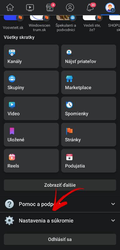 ako zapnut upozornenia na cudzie prihlasenia sa do facebook uctu navod_1