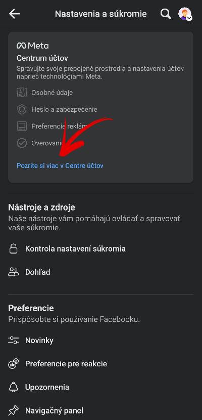 ako zapnut upozornenia na cudzie prihlasenia sa do facebook uctu navod_3