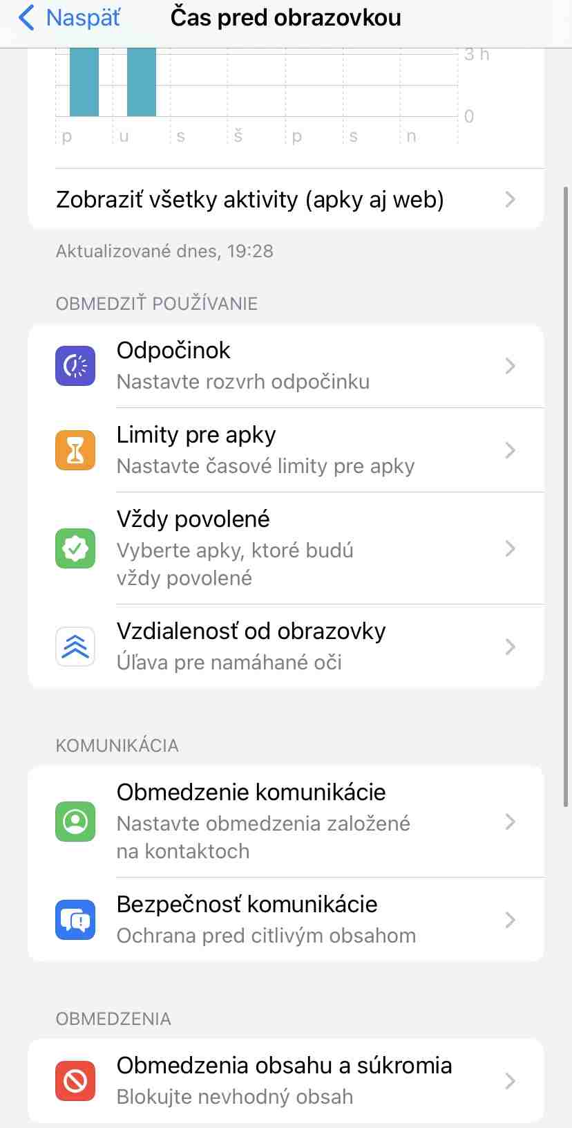 Vzdialenosť od obrazovky