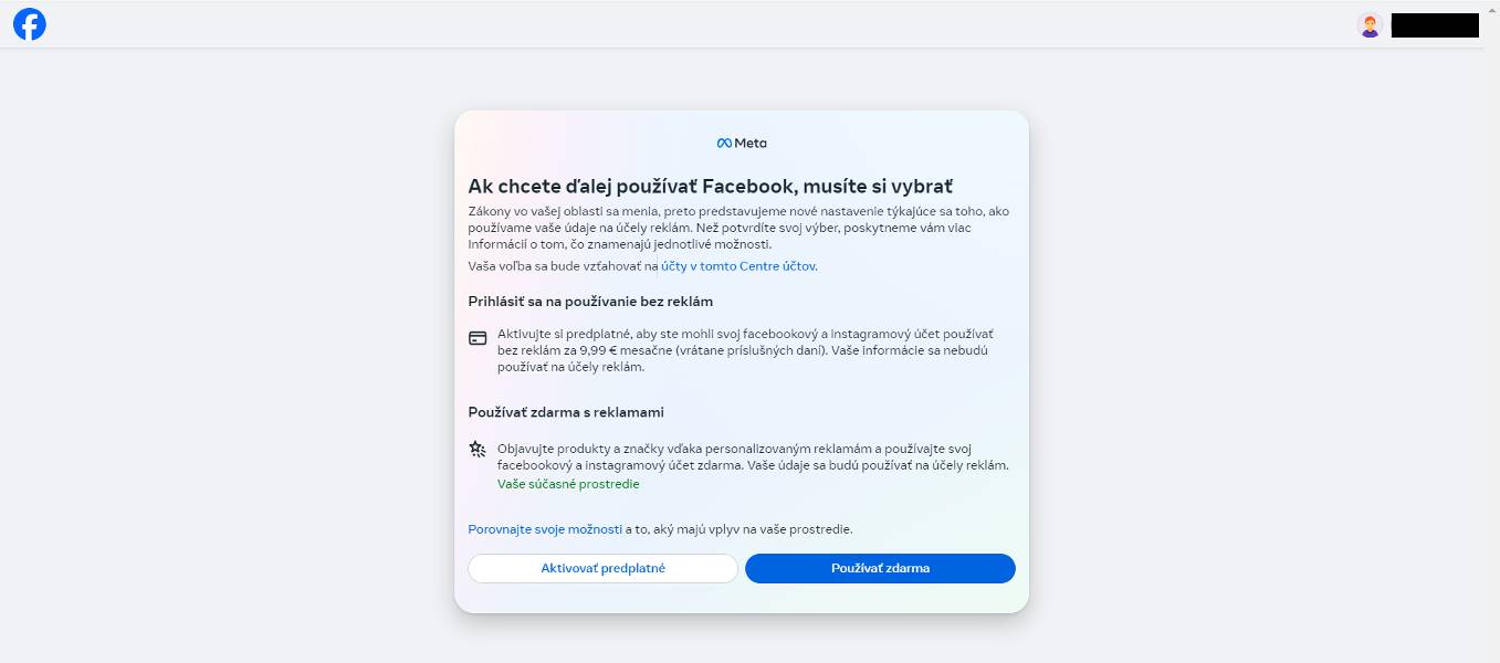 facebook predplatne desktop