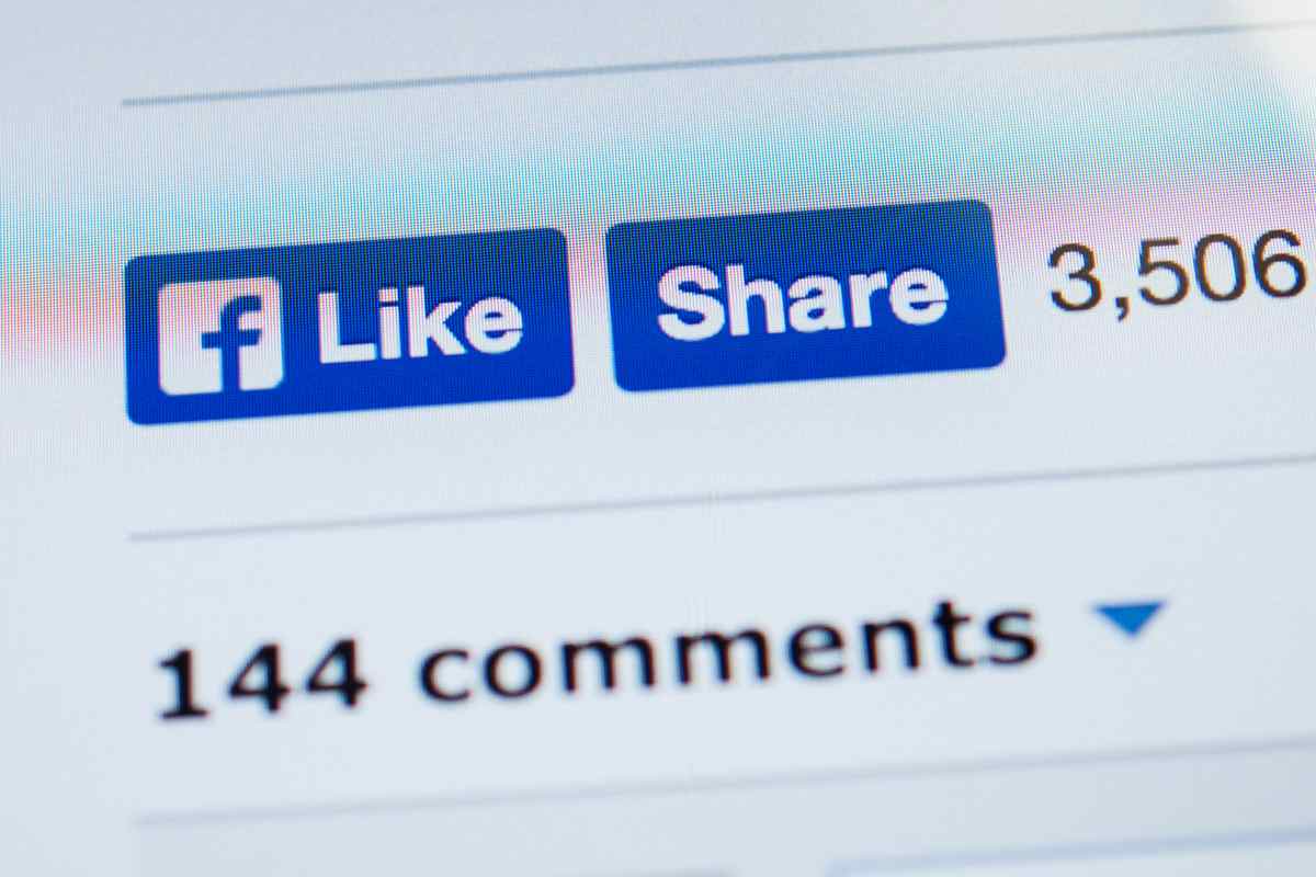 facebook share like tlacidla