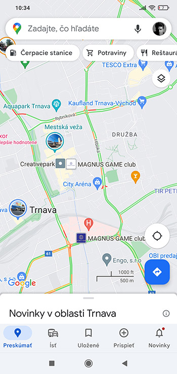 Ako si zapnúť monitorovanie premávky v reálnom čase v Google Mapách