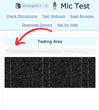 test mikrofónu