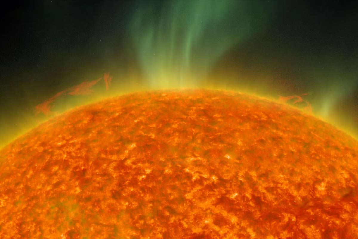 Nový druh solárnej rádiovej emisie pripomína polárnu žiaru
