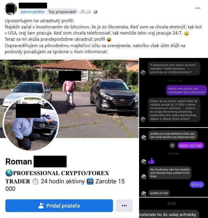 ukradnute fotky a meno