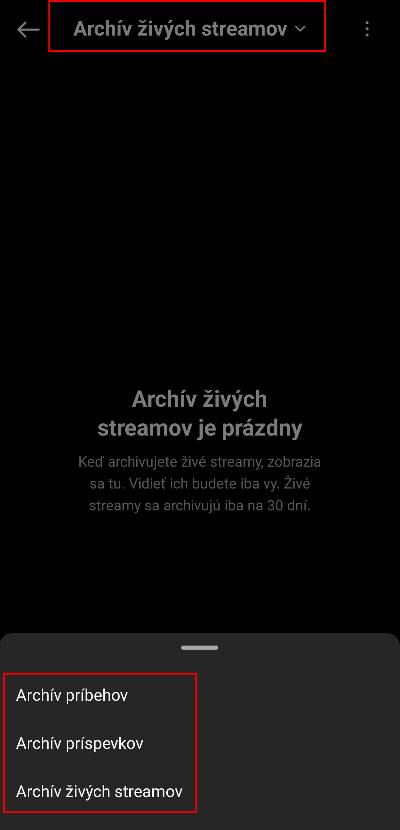 Instagram archiv prispevkov ako otvorit_2