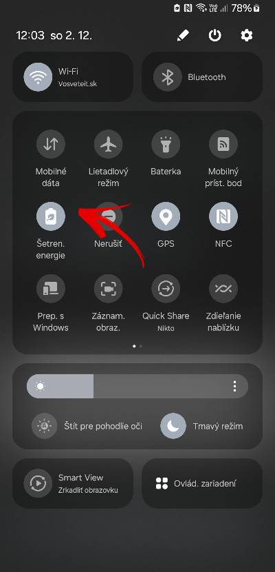 Rezim Setrenia baterie Android_1