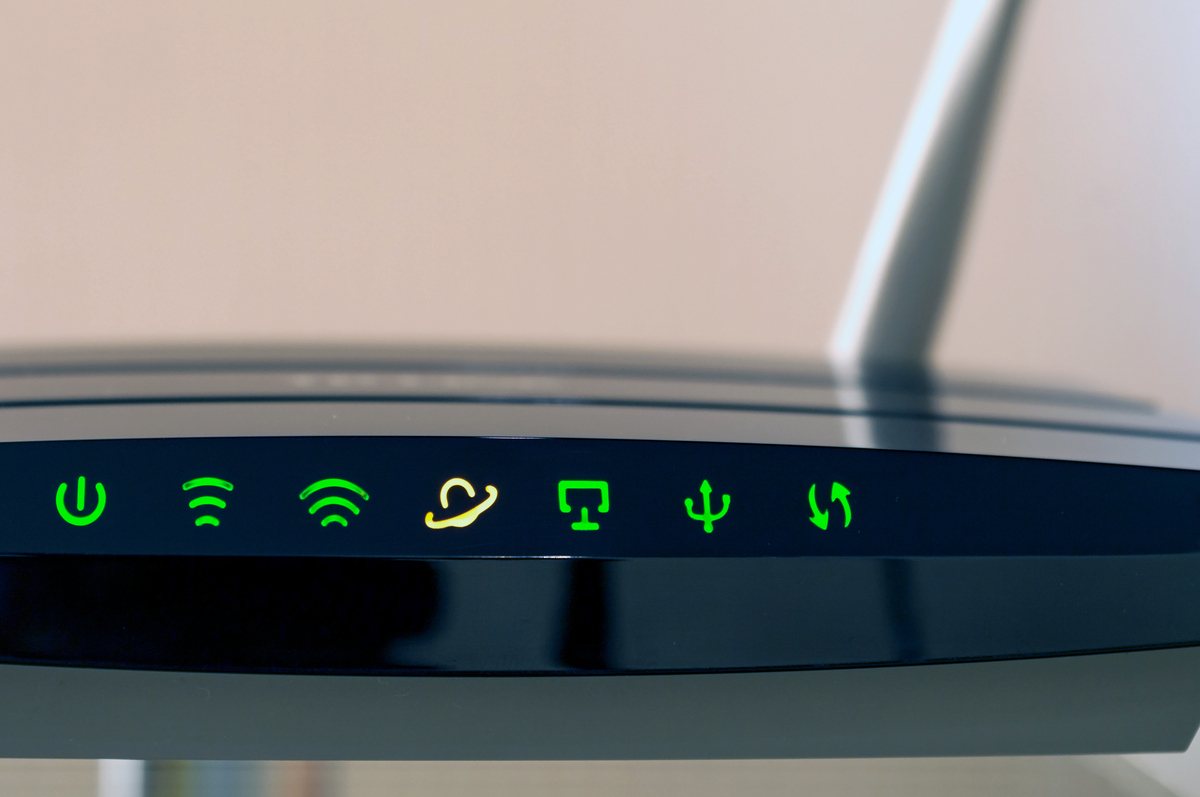 Wi-Fi router a internet
