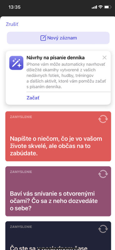 Apple denník