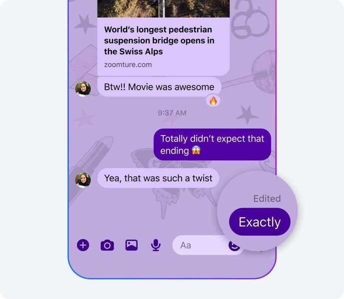 messenger upravena sprava