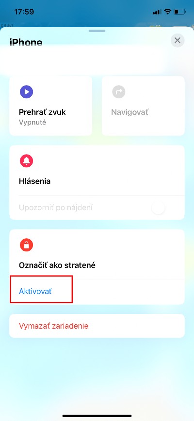 označiť ako stratené