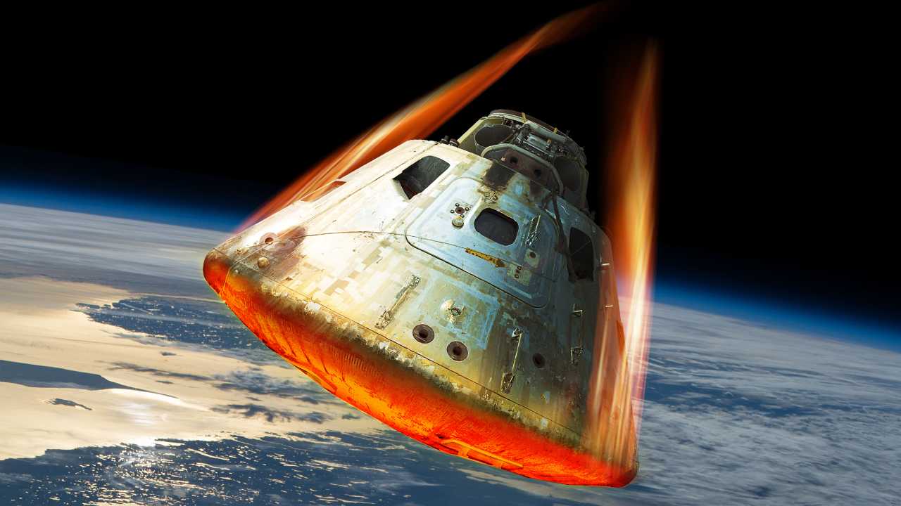 pristavaci manaver astronauti vesmir