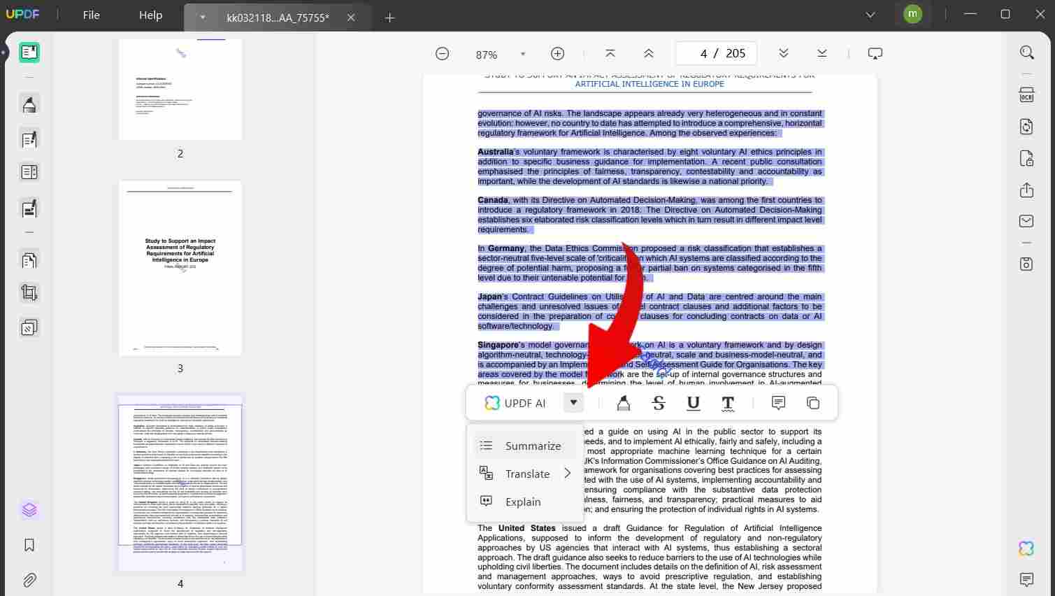 recenzia UPDF editor pdf suborov_ai funkcie