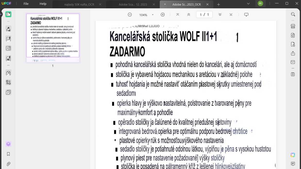 recenzia UPDF editor pdf suborov_konvertovanie fotky do textu.jpg