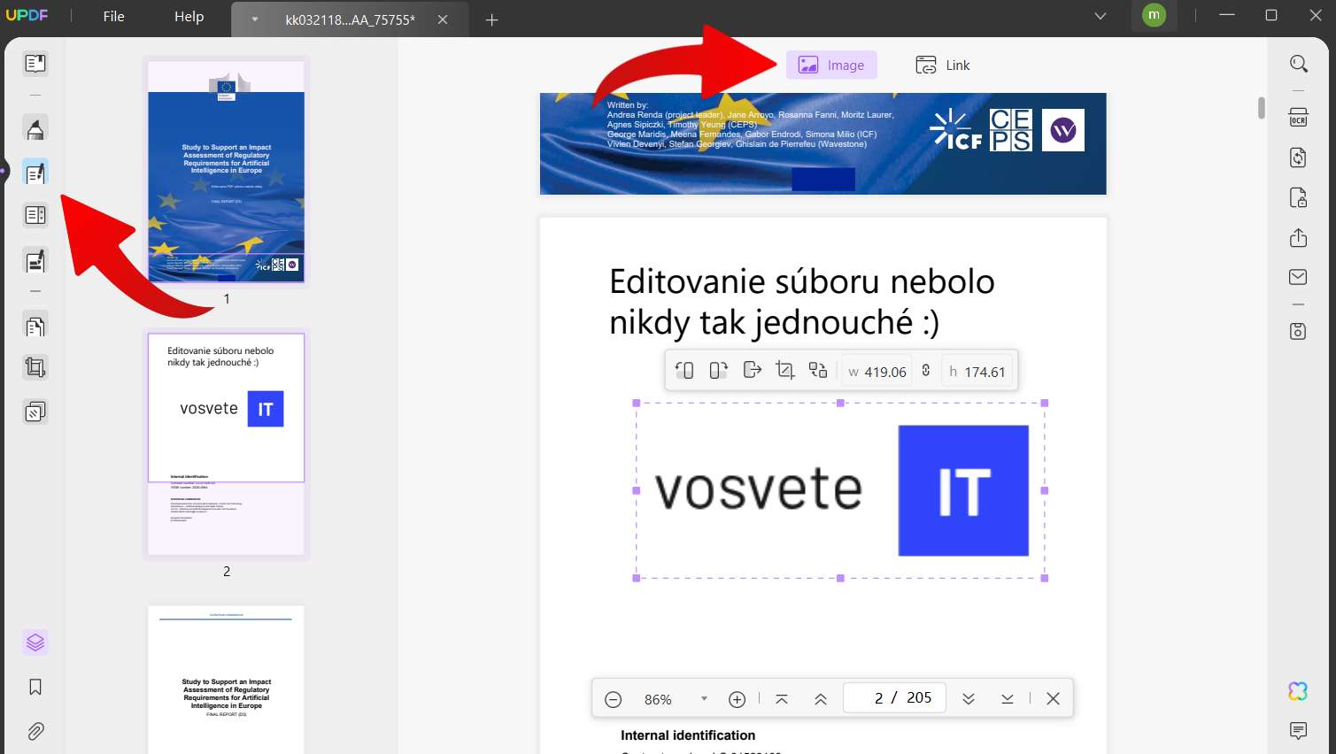 recenzia UPDF editor pdf suborov_pridanie obrazku.jpg