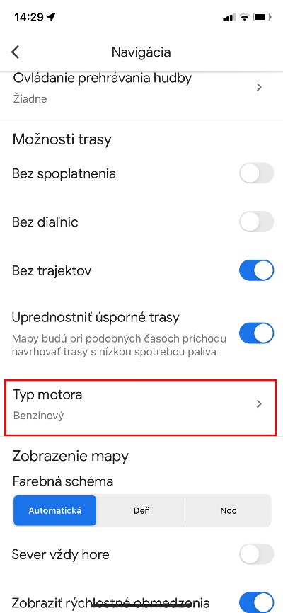 typ motora