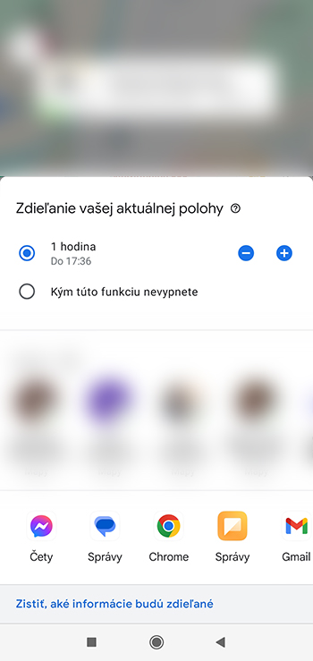 Ako vyžiadať polohu vášho kontaktu v Google Mapách