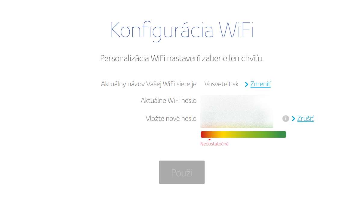zmena hesla od Wi-Fi