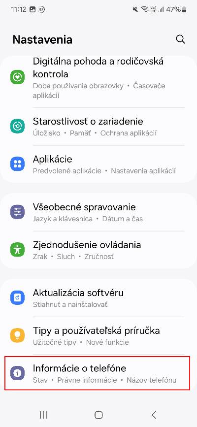 Ako zapnut vyvojarske nastavenia Samsung navod_1