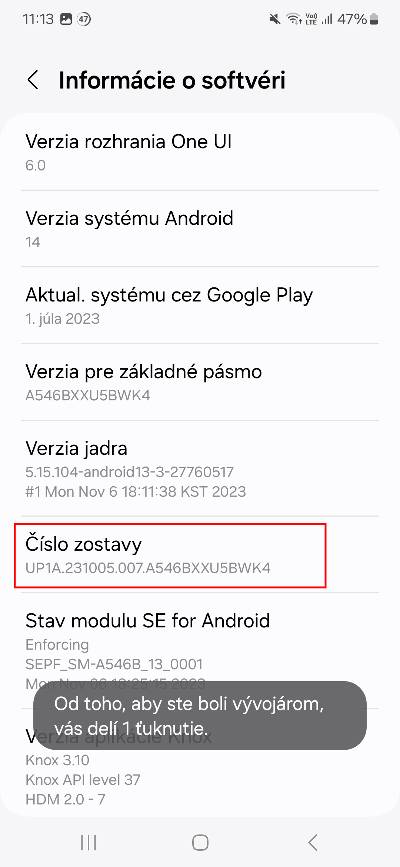 Ako zapnut vyvojarske nastavenia Samsung navod_3