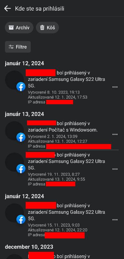 Facebook historia prihlaseni a kontrola ci je niekto cudzi prihlaseny_2