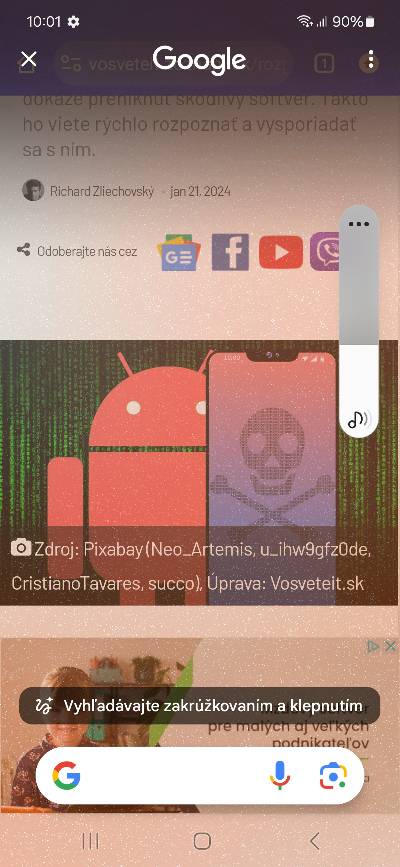 Google Vyhladavanie funkciu Circle to Search na Androide ako pouzit_1
