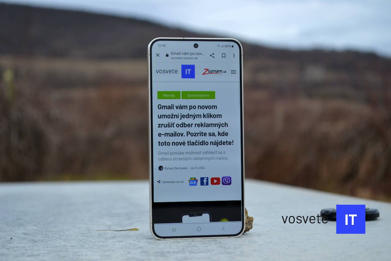 Samsung Galaxy S24 Recenzia_displej