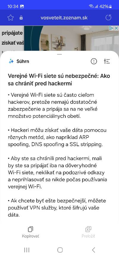 Samsung S24 AI funkcia sumarizacia textu_2