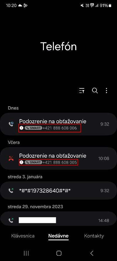 Telemarketingove hovory a predvolba