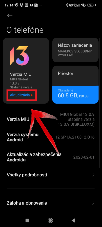Aktualizácia softvéru