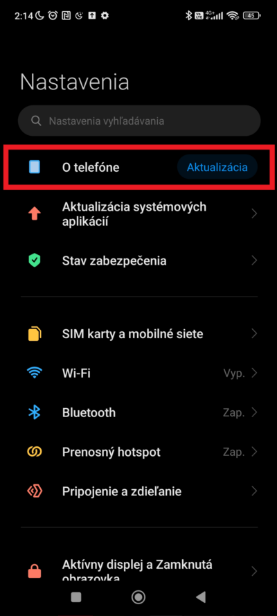 Čistenie úložiska
