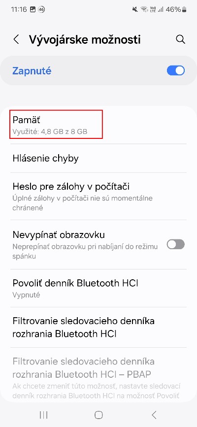 ktore aplikacie pouzivaju najviac RAM pamate v Samsung smartfone navod_2