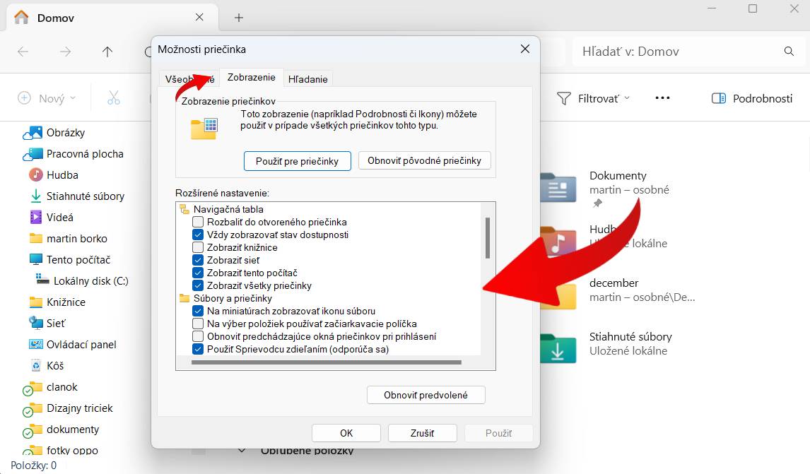 navod ako si prisposobit prieskumníka vo Windows_rozsirene nastavenia_2