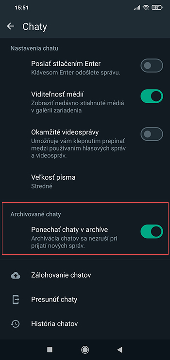 Ako si schovať súkromné konverzácie v aplikácii WhatsApp 