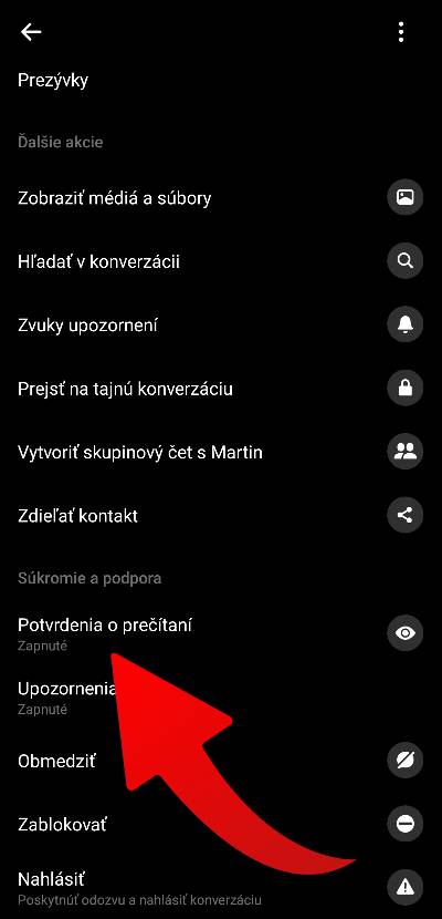 potvrdenie o precitani Messenger_1