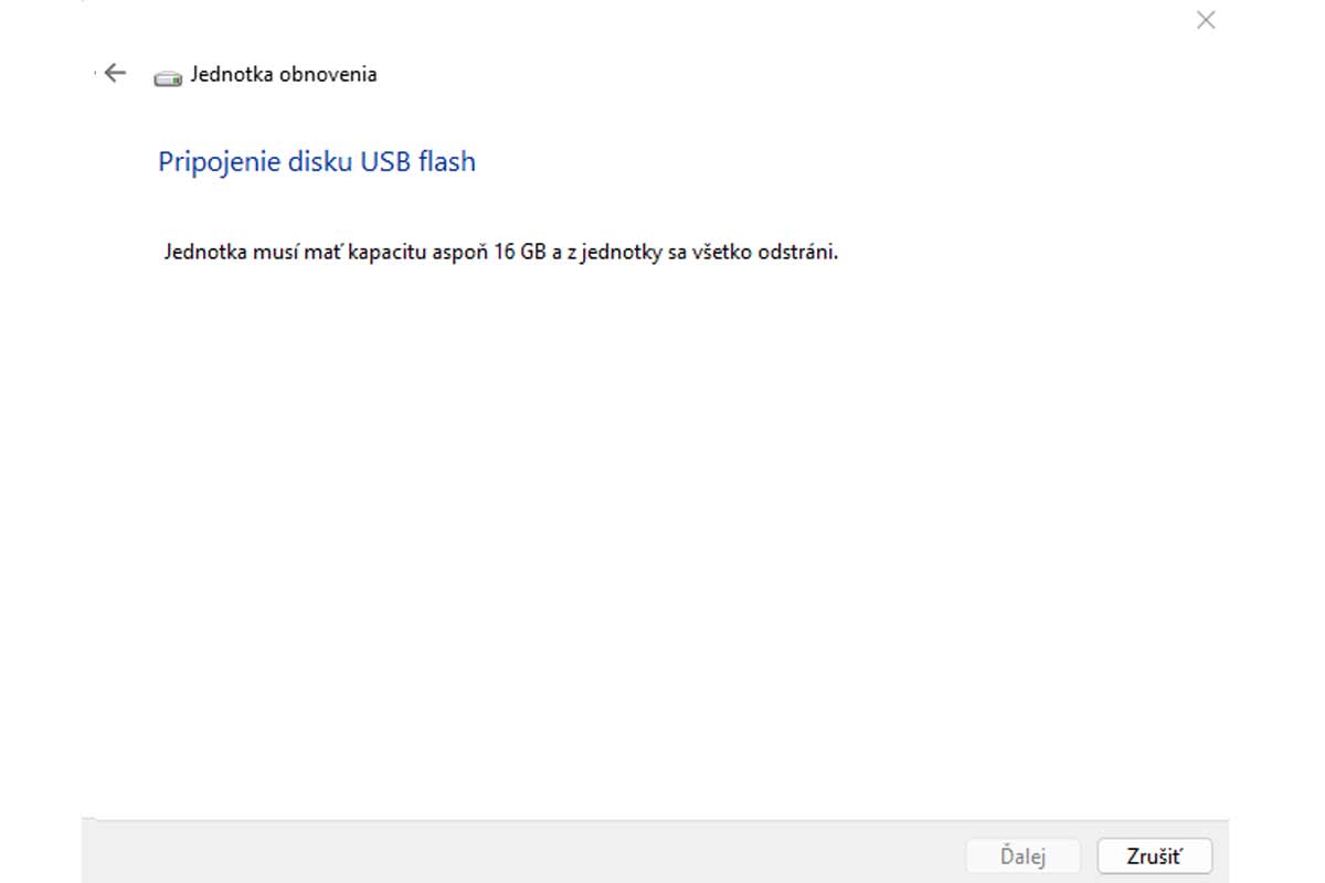 Ako si vytvoriť zálohu operačného systému Windows
