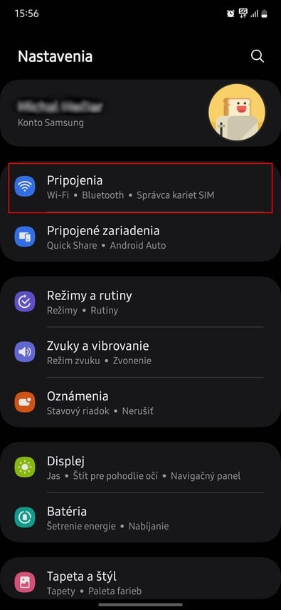 IP adresa krok 1