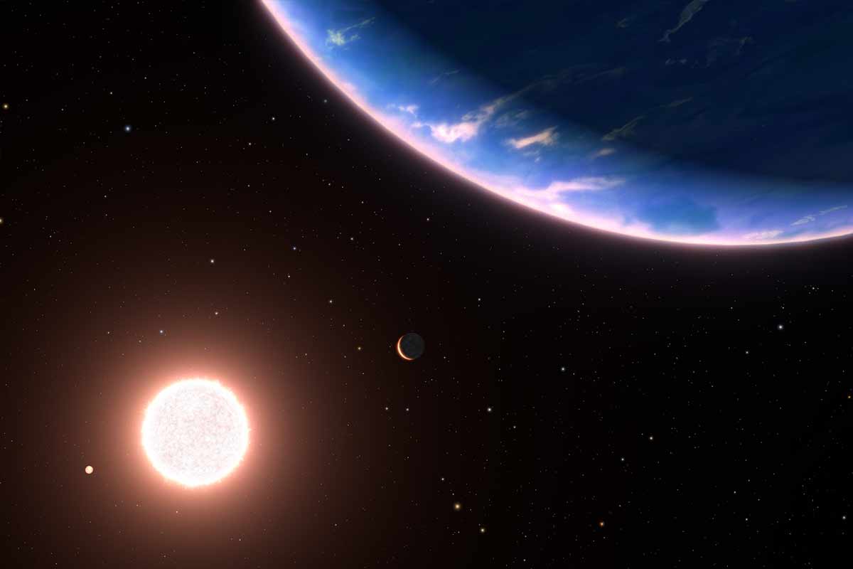 Hubblov teleskop odhalil stopy vodnej pary v atmosfére vzdialenej exoplanéty