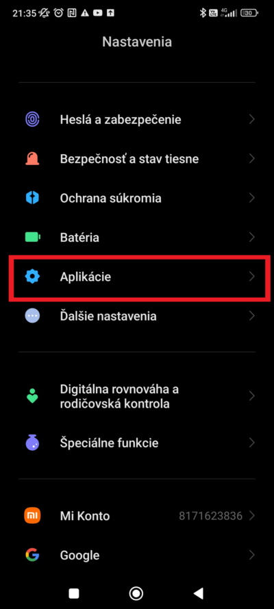 Ako si vymazať aplikácie