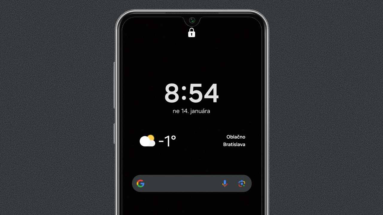 widgety na uzamknutej obrazovke androidu