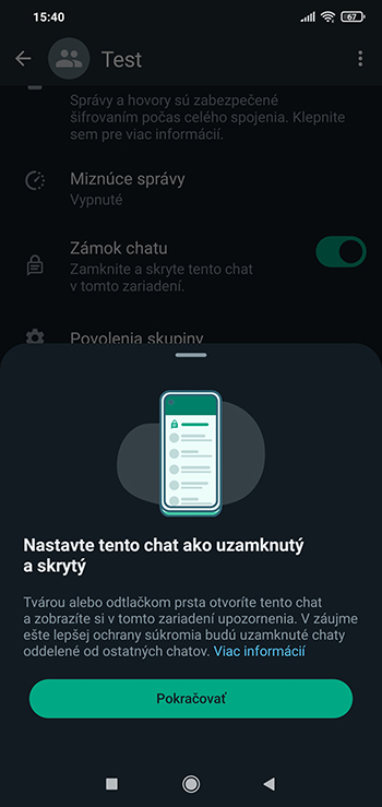Ako si schovať súkromné konverzácie v aplikácii WhatsApp 