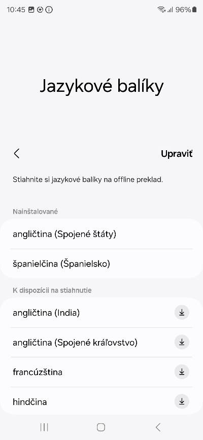 Galaxy AI_sumarizacia textu_podporovane jazyky