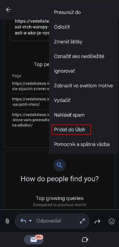Gmail pridanie emailu do uloh_1