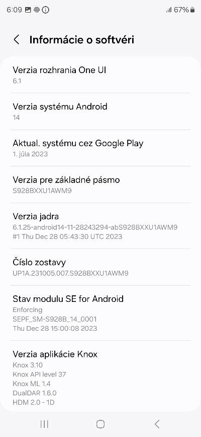 Samsung Galaxy S24 Ultra softver