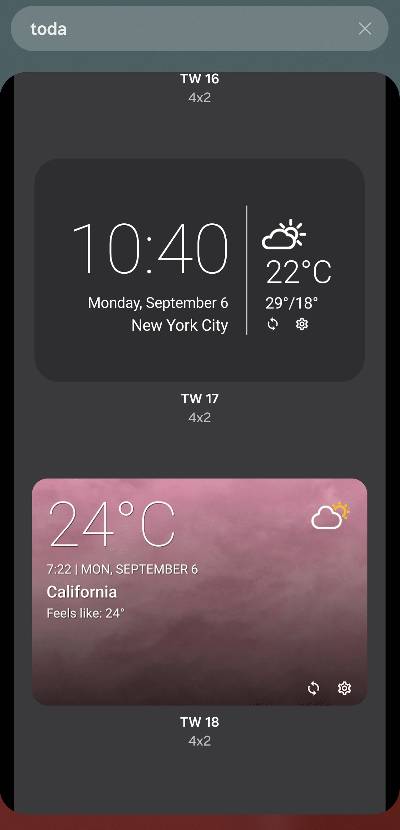 Today Weather - widget a radar widgety_2