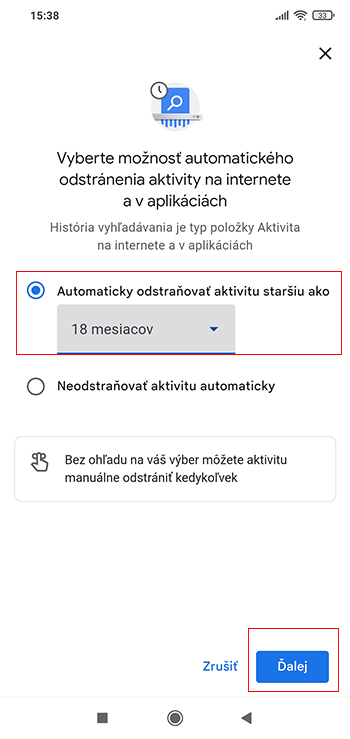 Ako si vymazať históriu z Google účtu?