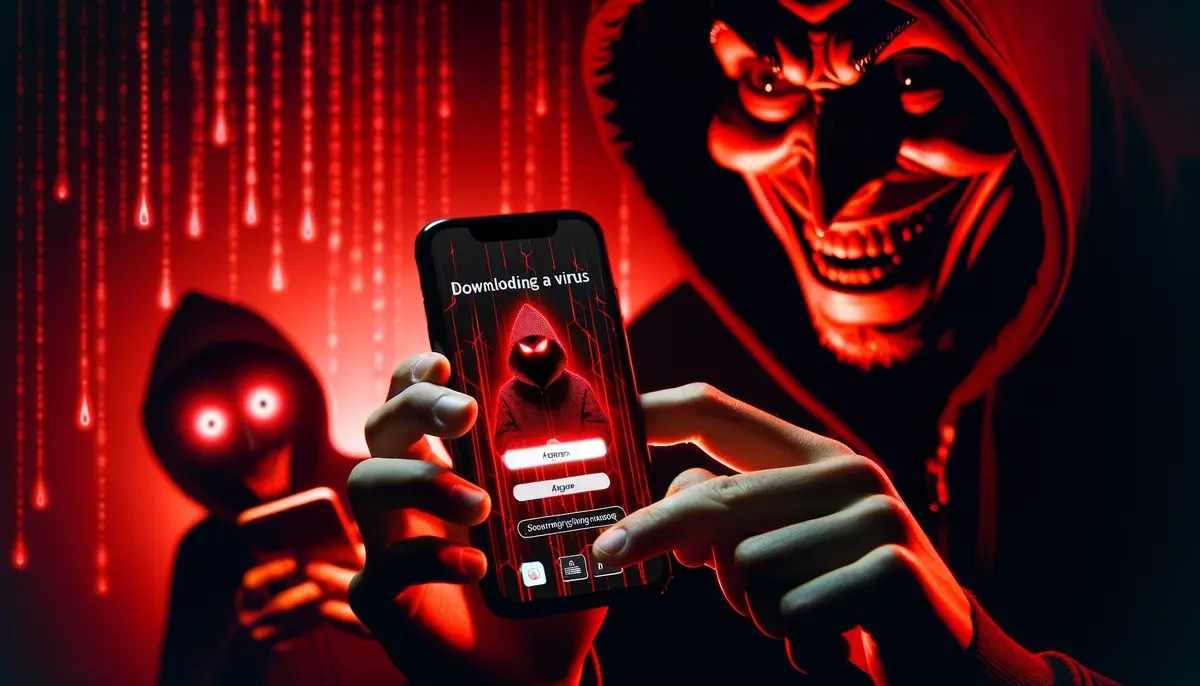nebezpecna aplikacia virus stahovanie aplikacii
